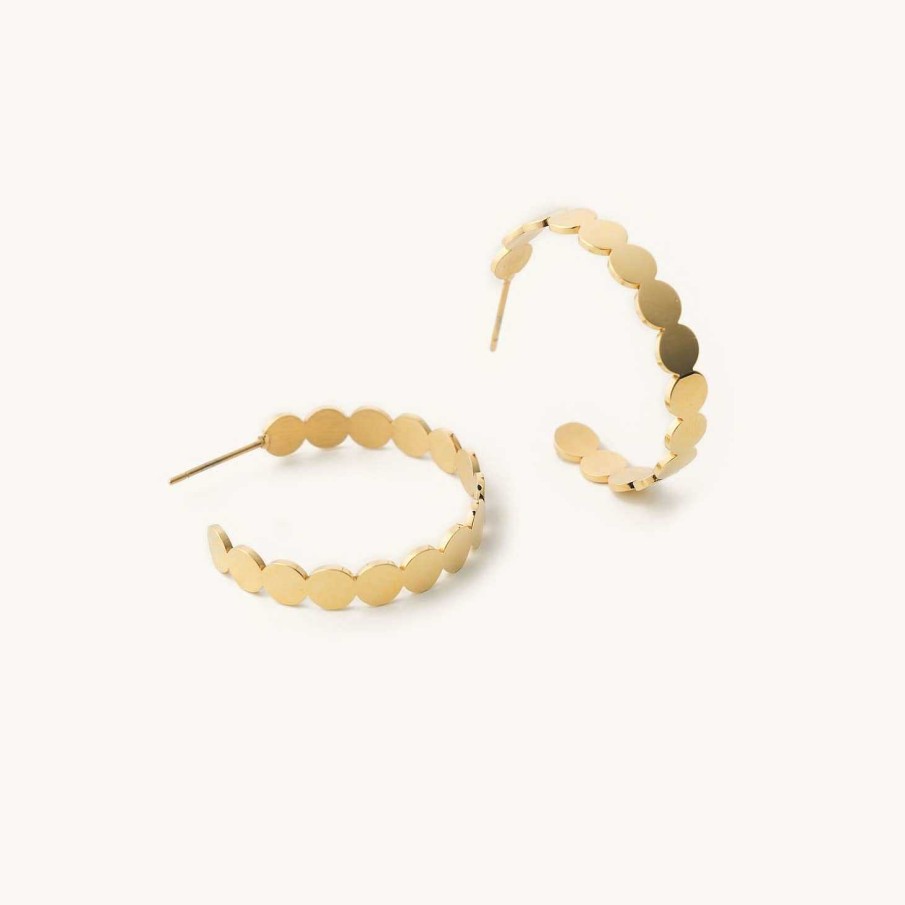 Jewelry Nikki Smith Designs | Geneva Disc Hoops