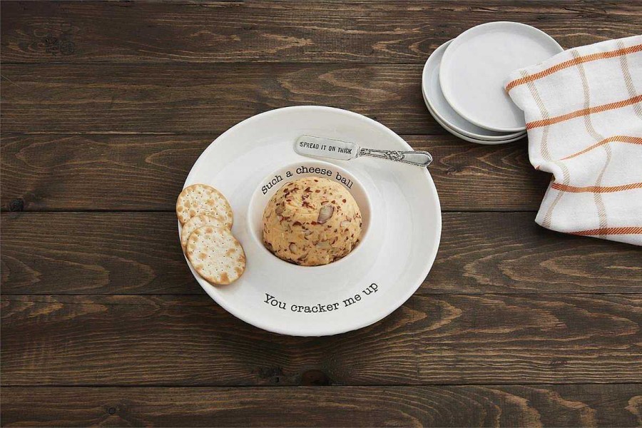 Home & Gifts Mudpie | Cheese Ball Dish Set