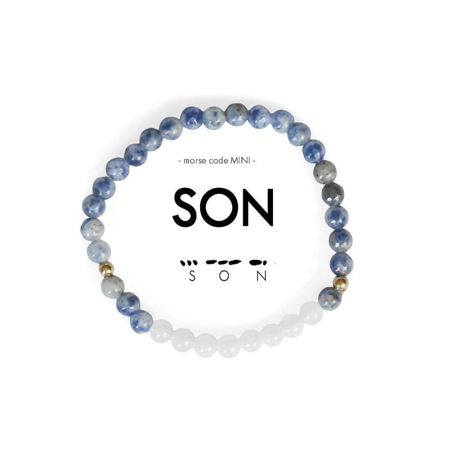 Jewelry Ethic Goods | Mini Morse Code Bracelet - Son