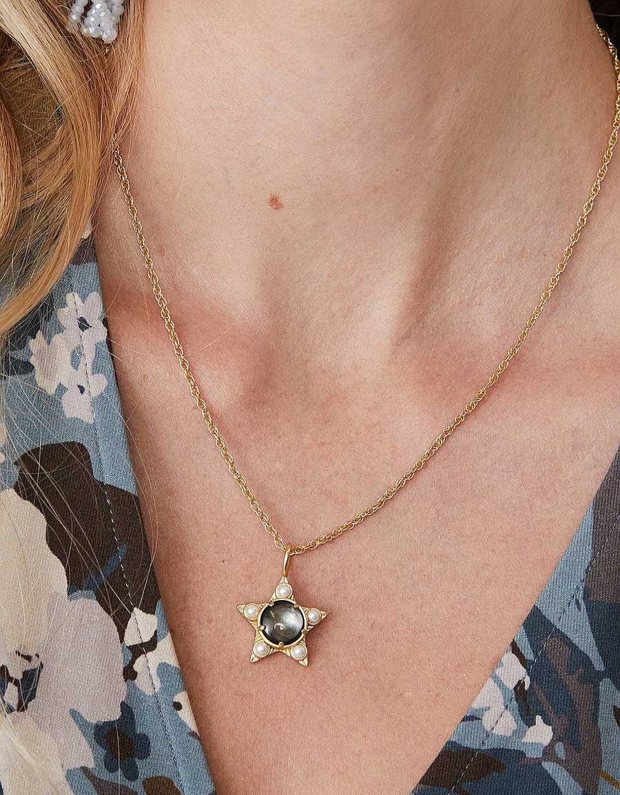 Jewelry Spartina 449 | Star Necklace In Grey Mother Of Pearl