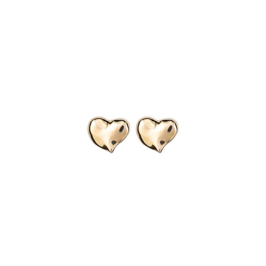 Jewelry Uno de 50 | Uno Heart Earrings Gold