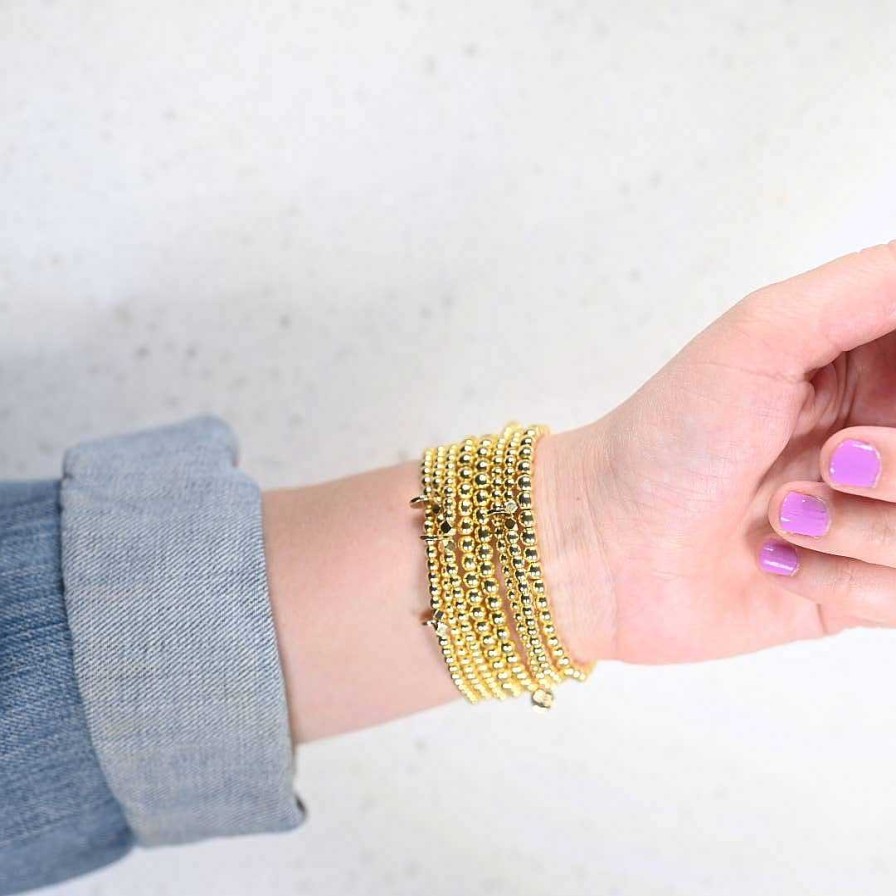 Jewelry Ethic Goods | Gold Hematite Stacking Bracelet