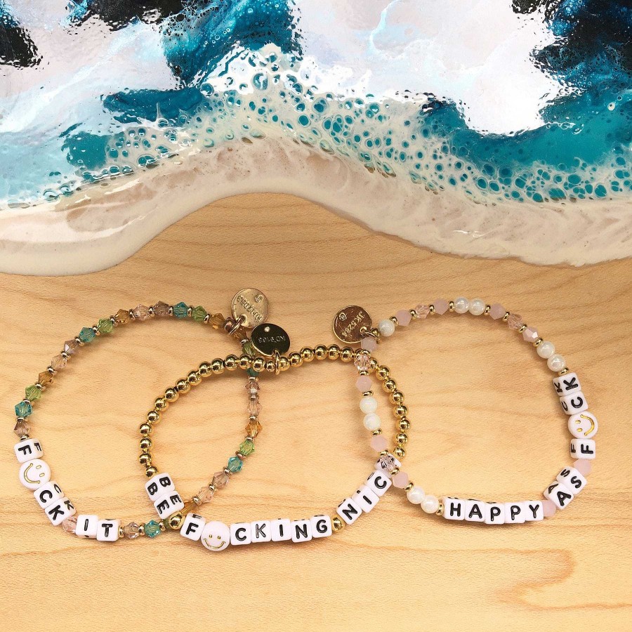 Jewelry Little Words Project | Little Words Project Happy As F*Ck Bracelet