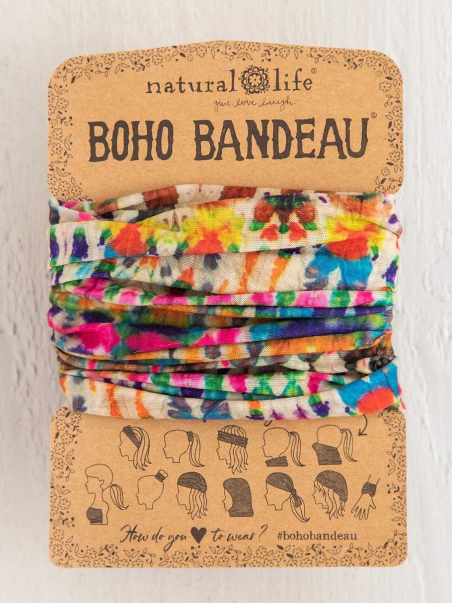 Accessories Natural Life | Fuschia Marigold Boho Bandeau