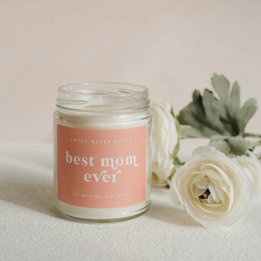 Home & Gifts Sweet Water Decor | Best Mom Ever Blush Candle