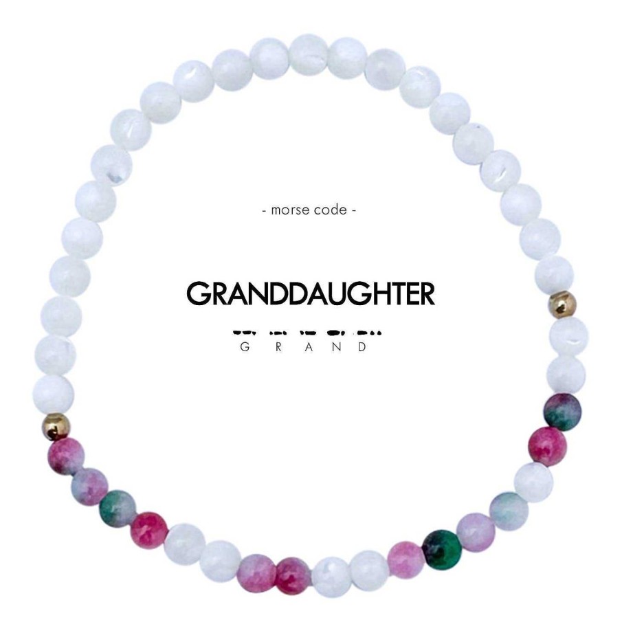 Jewelry Ethic Goods | Granddaughter Morse Code Bracelet