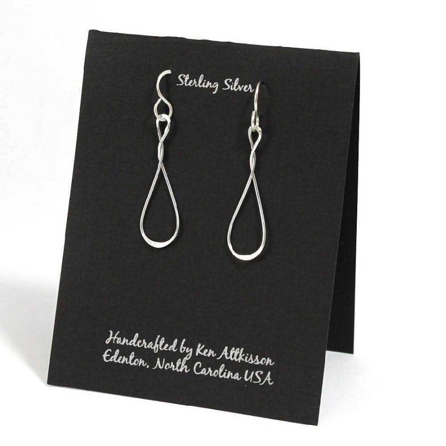 Jewelry Kens Handcrafted Jewelry | Sterling Silver Small Twist Earrings