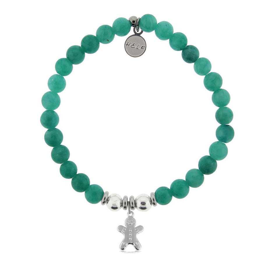 Jewelry T. Jazelle | T. Jazelle Gingerbread Bracelet Caribbean Jade