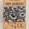 Accessories Natural Life | Black White Daisies Boho Bandeau