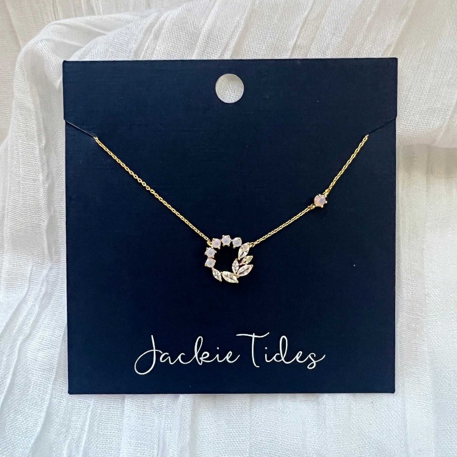 Jewelry Jackie Tides | Camelot Crystal Wreath Necklace