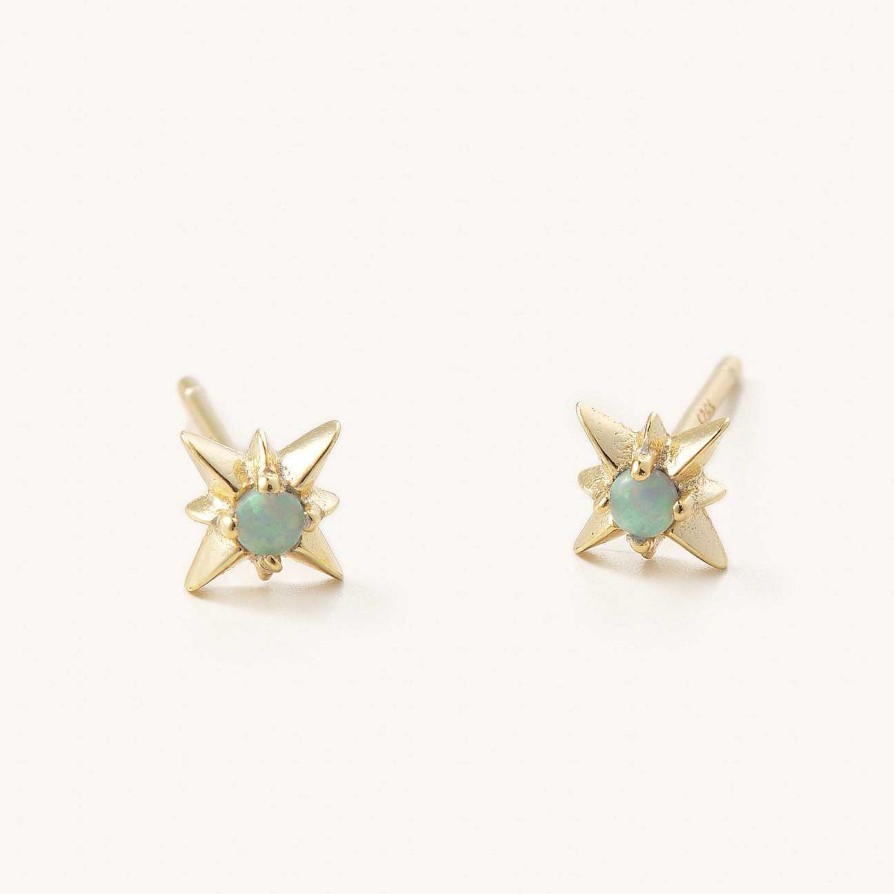 Jewelry Nikki Smith Designs | Zelda Opal Star Studs