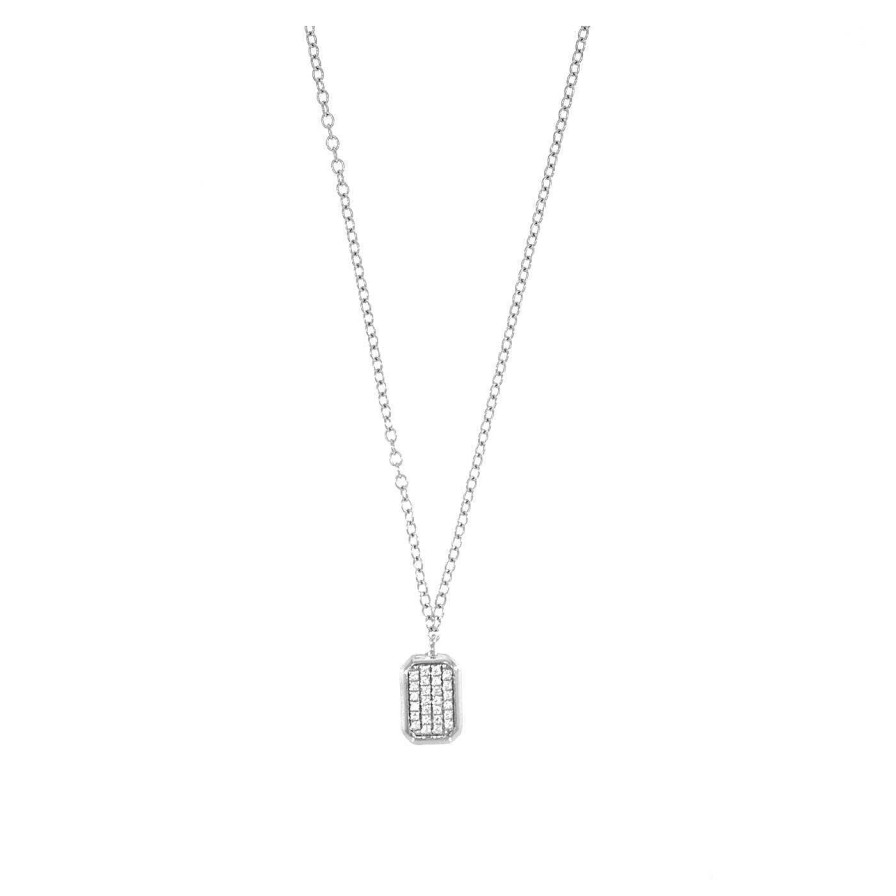 Jewelry Ella Stein | Even Emerald Diamond Pendant