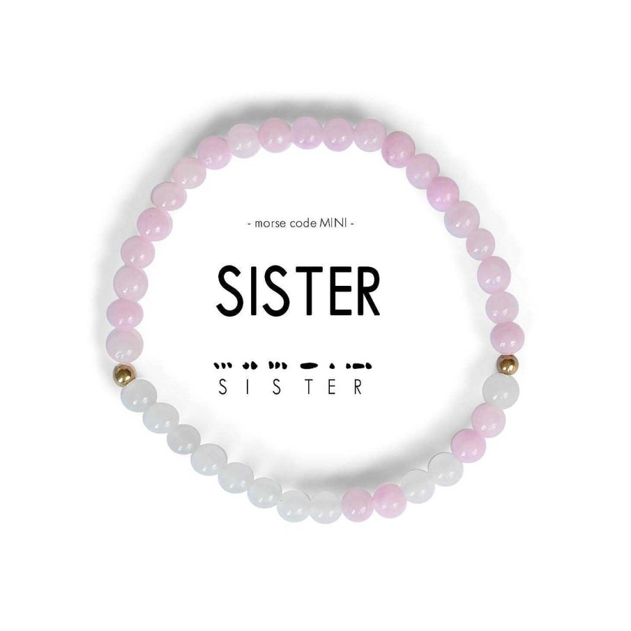 Jewelry Ethic Goods | Mini Morse Code Bracelet - Sister