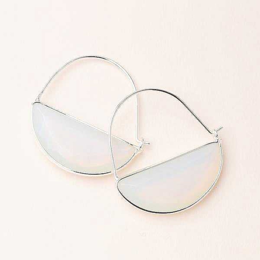 Jewelry Scout Curated Wears | Scout Curated Wears Stone Prism Hoop - Opalite