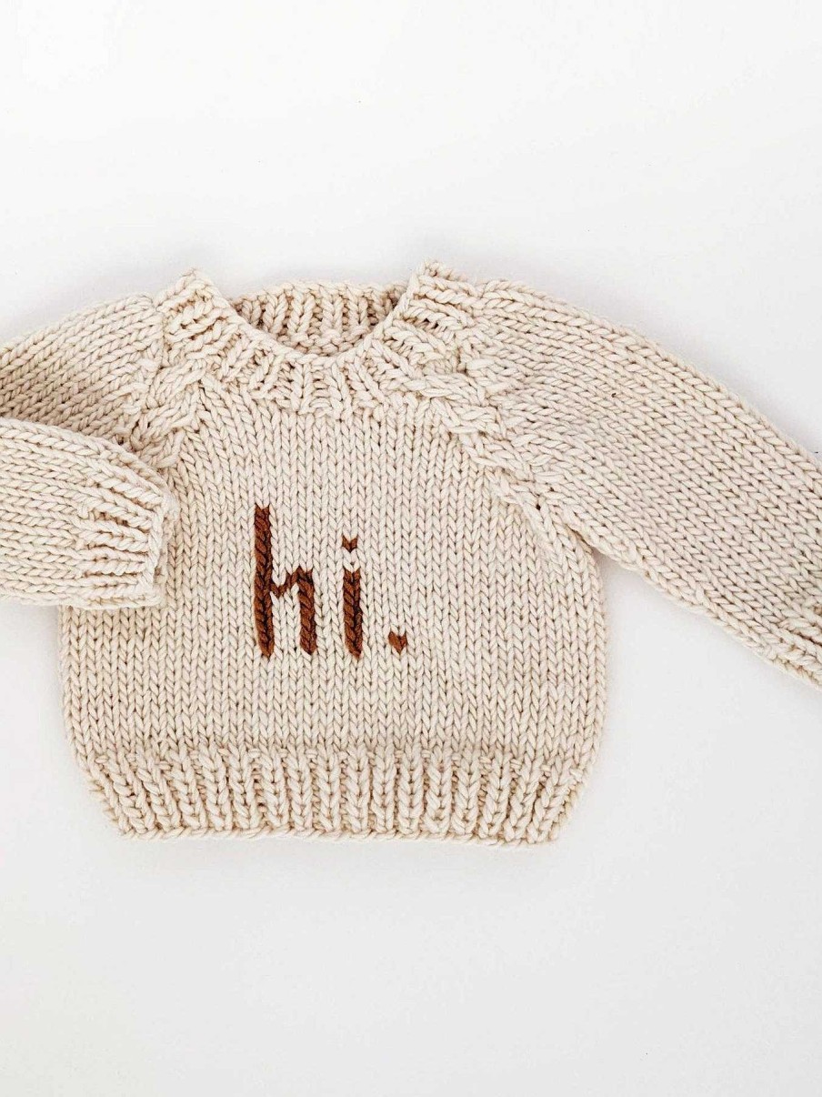 Home & Gifts Huggalugs | Baby Hi Pecan Sweater