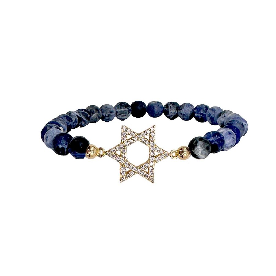 Jewelry Love Lisa | Star Of David Lapis Bracelet