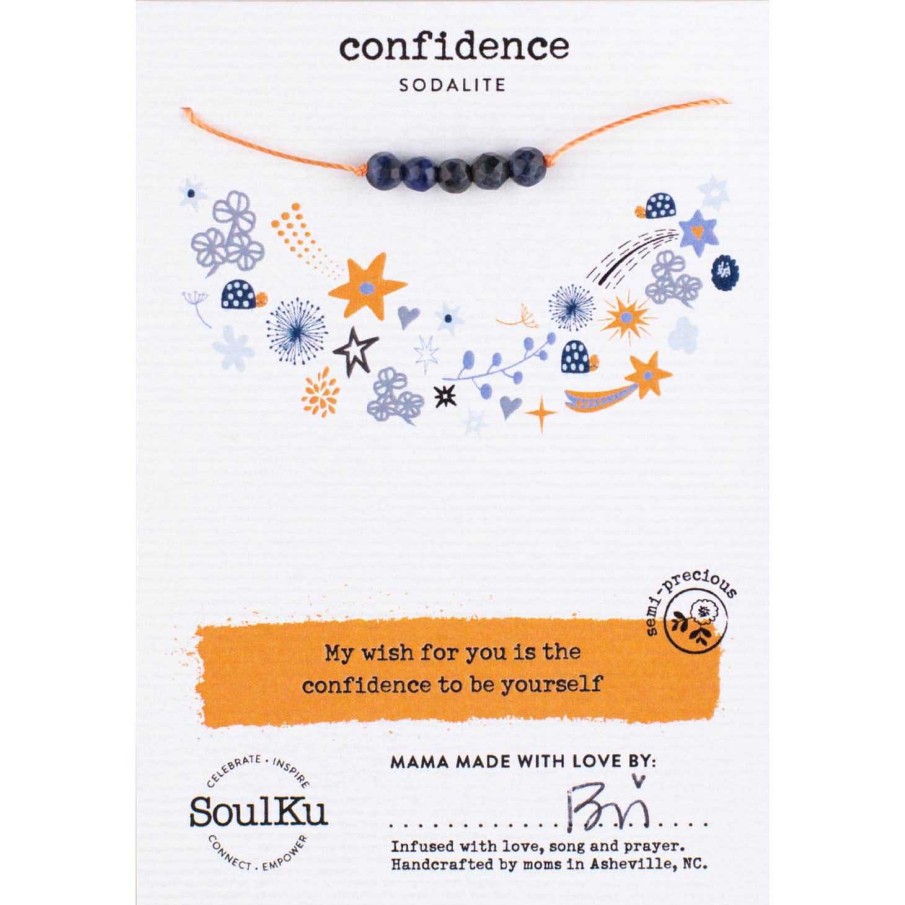 Home & Gifts Soulku | Sodalite Little Wishes Kids Necklace For Confidence