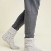 Accessories Barefoot Dreams | Cozychic Heathered Men'S Socks