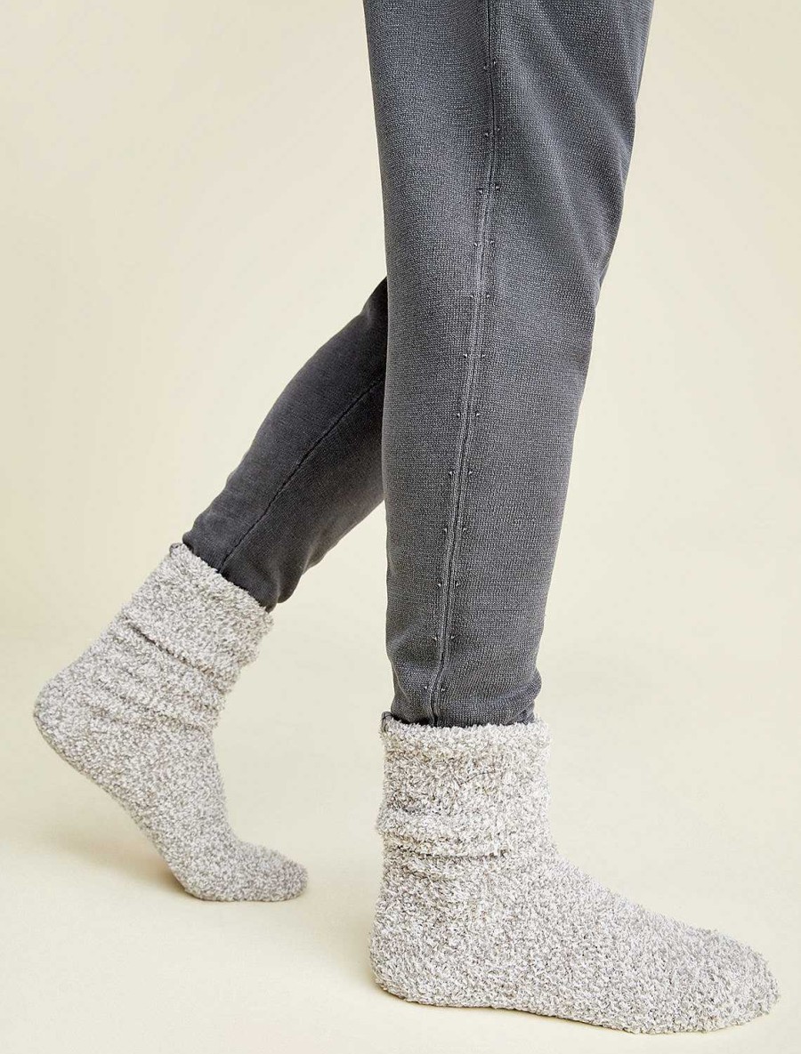 Accessories Barefoot Dreams | Cozychic Heathered Men'S Socks