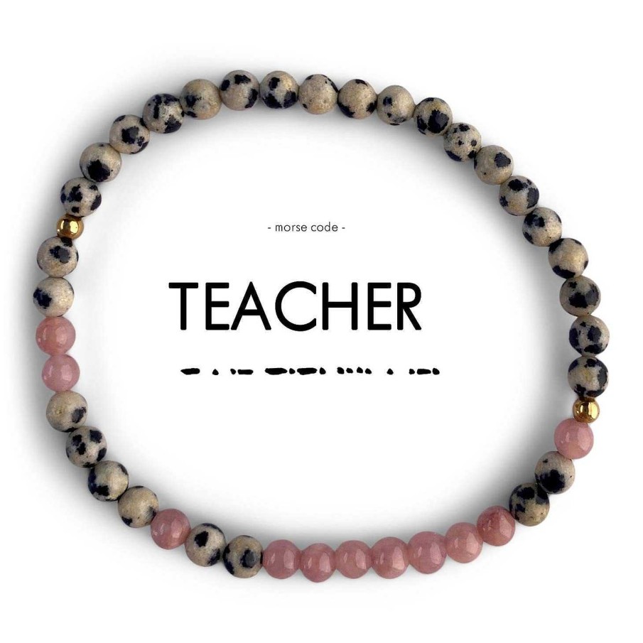 Jewelry Ethic Goods | Teacher Morse Code Bracelet