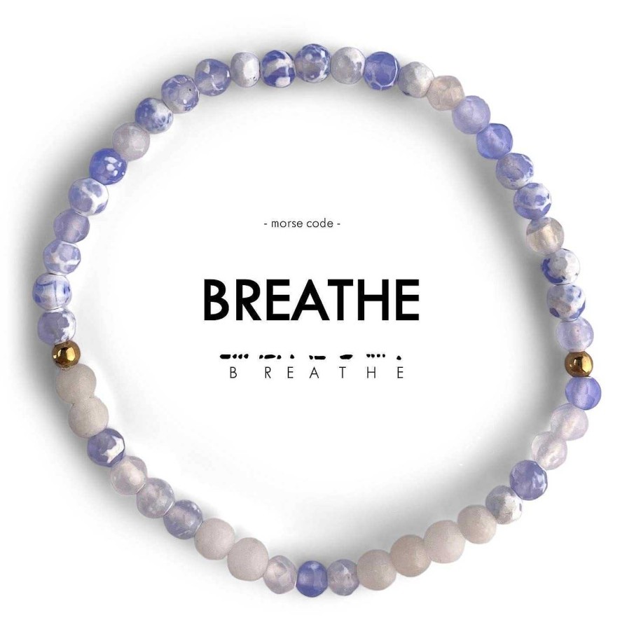 Jewelry Ethic Goods | Breathe Morse Code Bracelet