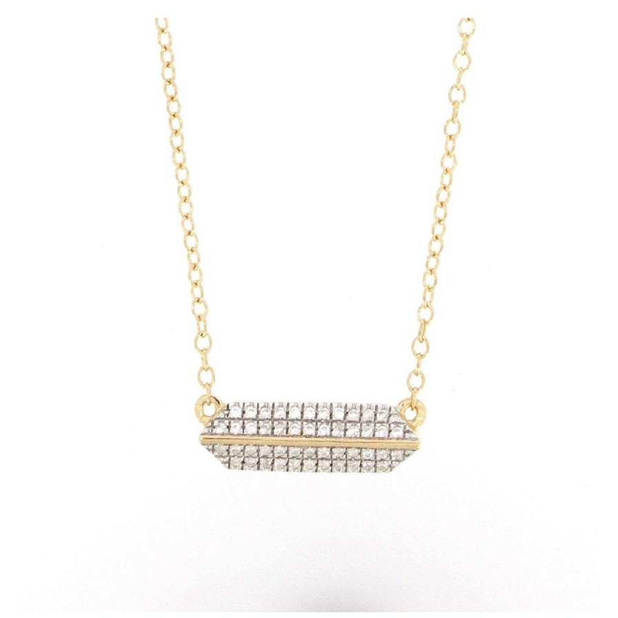 Jewelry Ella Stein | Pointed Bar Necklace