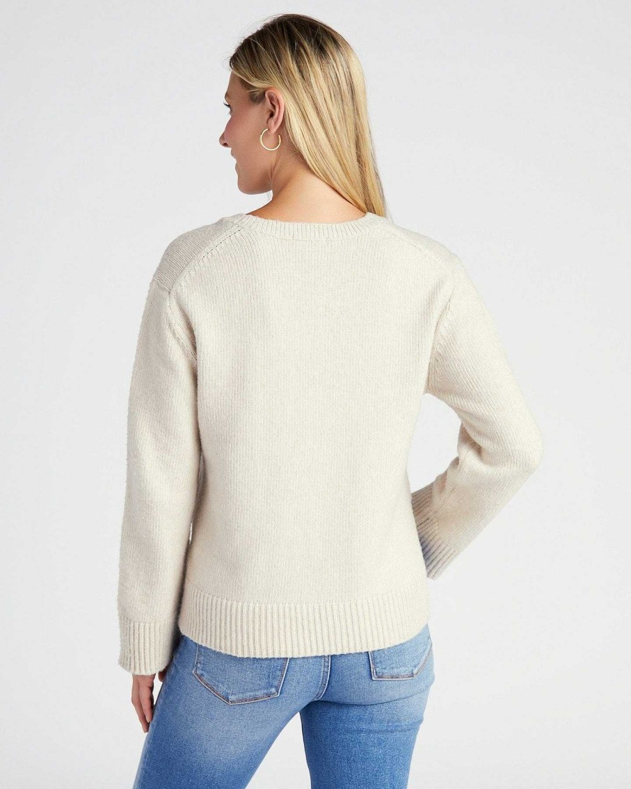 Apparel Z Supply | Serene Amour Sweater In Light Oatmeal Heather