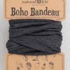 Accessories Natural Life | Heathered Charcoal Boho Bandeau