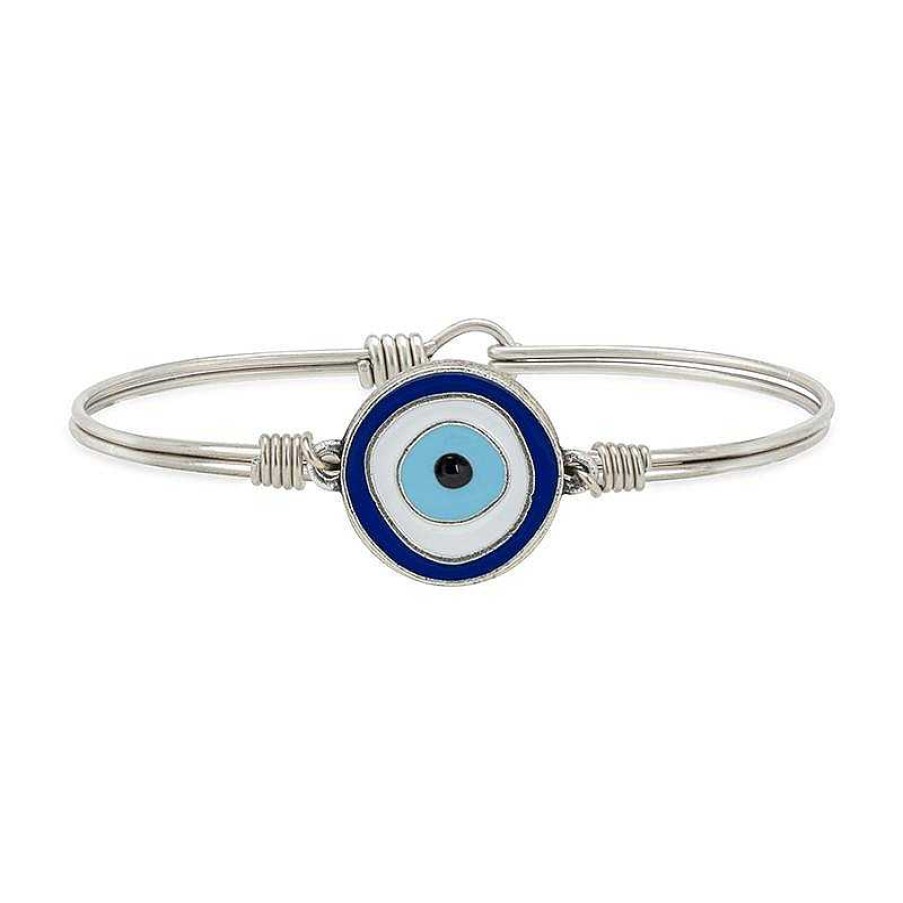 Jewelry Luca + Danni | Evil Eye Amulet Bangle Bracelet