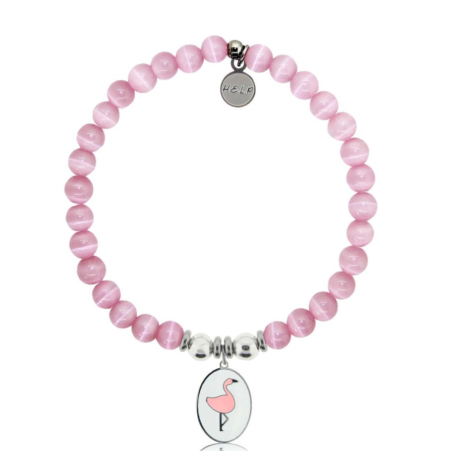 Jewelry T. Jazelle | T. Jazelle H.E.L.P. Flamingo Bracelet