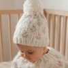 Home & Gifts Huggalugs | Bitty Blooms Blush Beanie