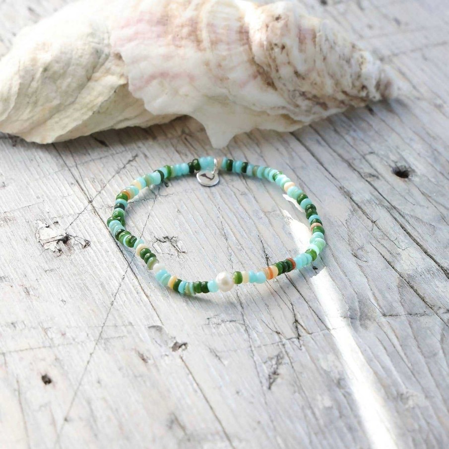 Jewelry Cape Cod Jewelry | New Tide Authentic Puka Shell Bracelet