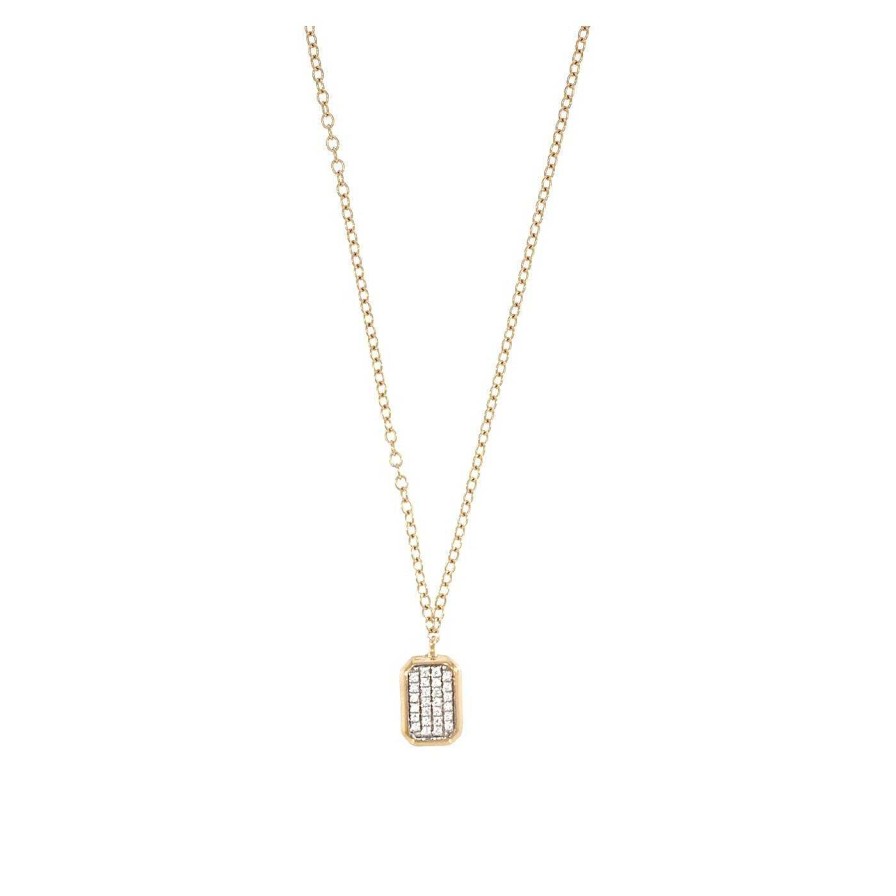 Jewelry Ella Stein | Even Emerald Diamond Pendant