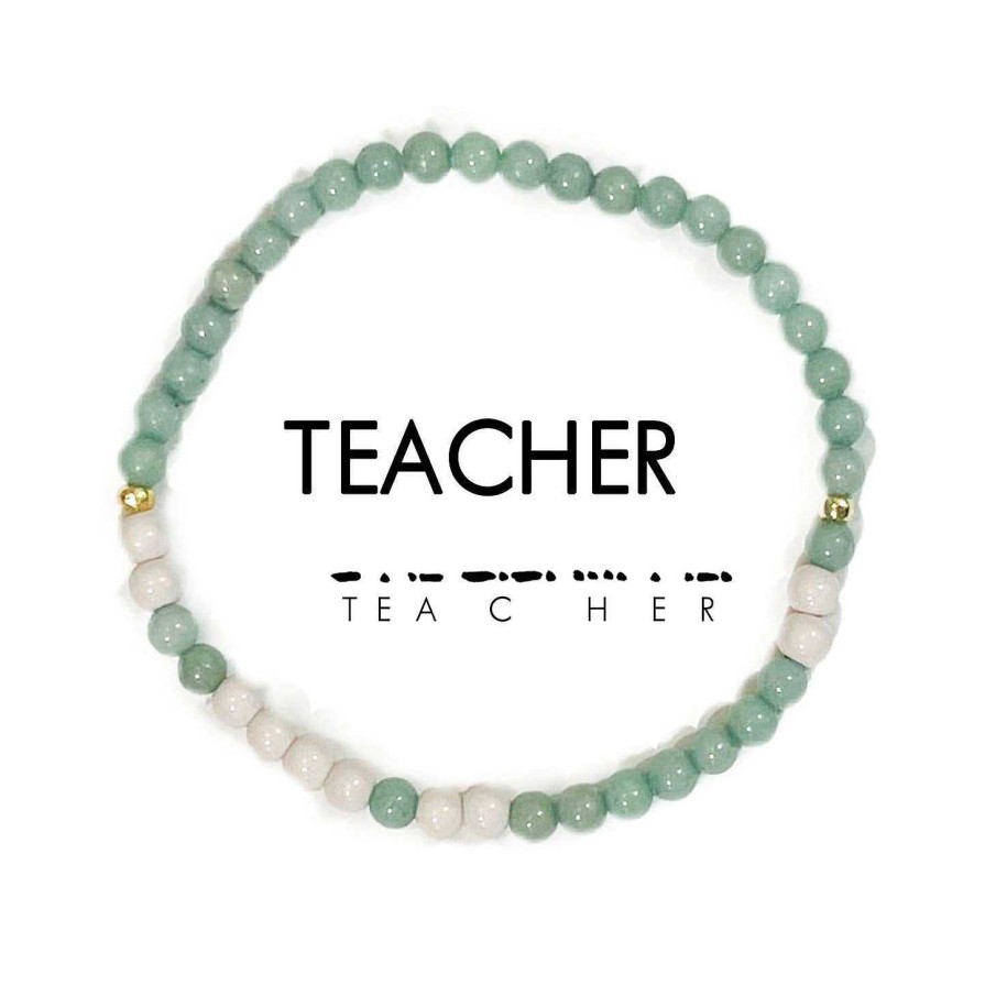 Jewelry Ethic Goods | Teacher Morse Code Bracelet