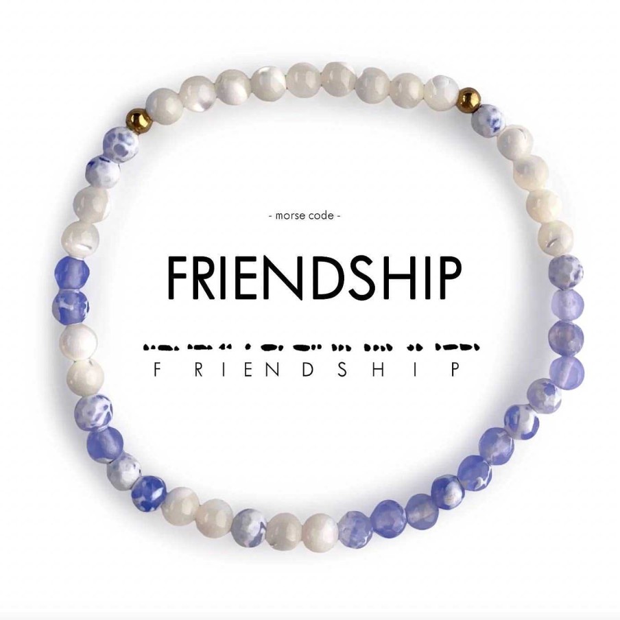 Jewelry Ethic Goods | Morse Code Friendship Bracelet Matching Set