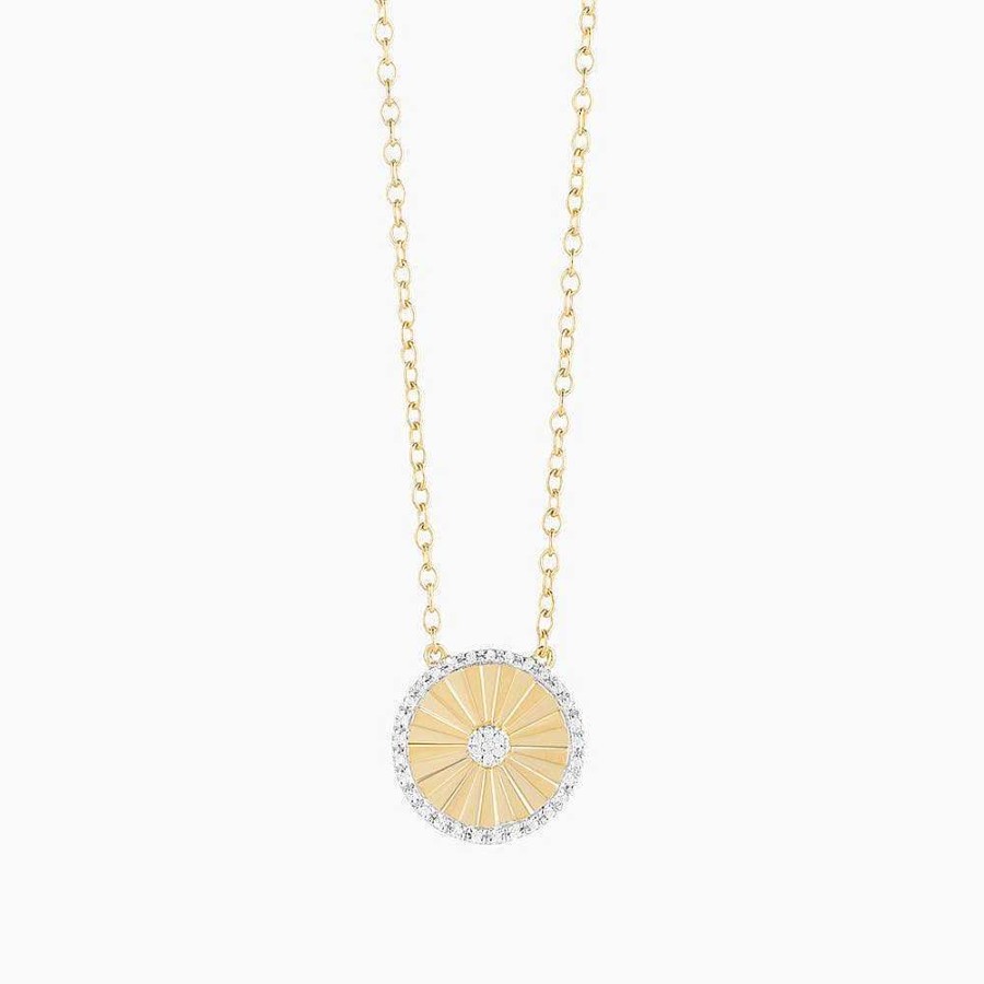 Jewelry Ella Stein | Circle Burst Diamond Necklace