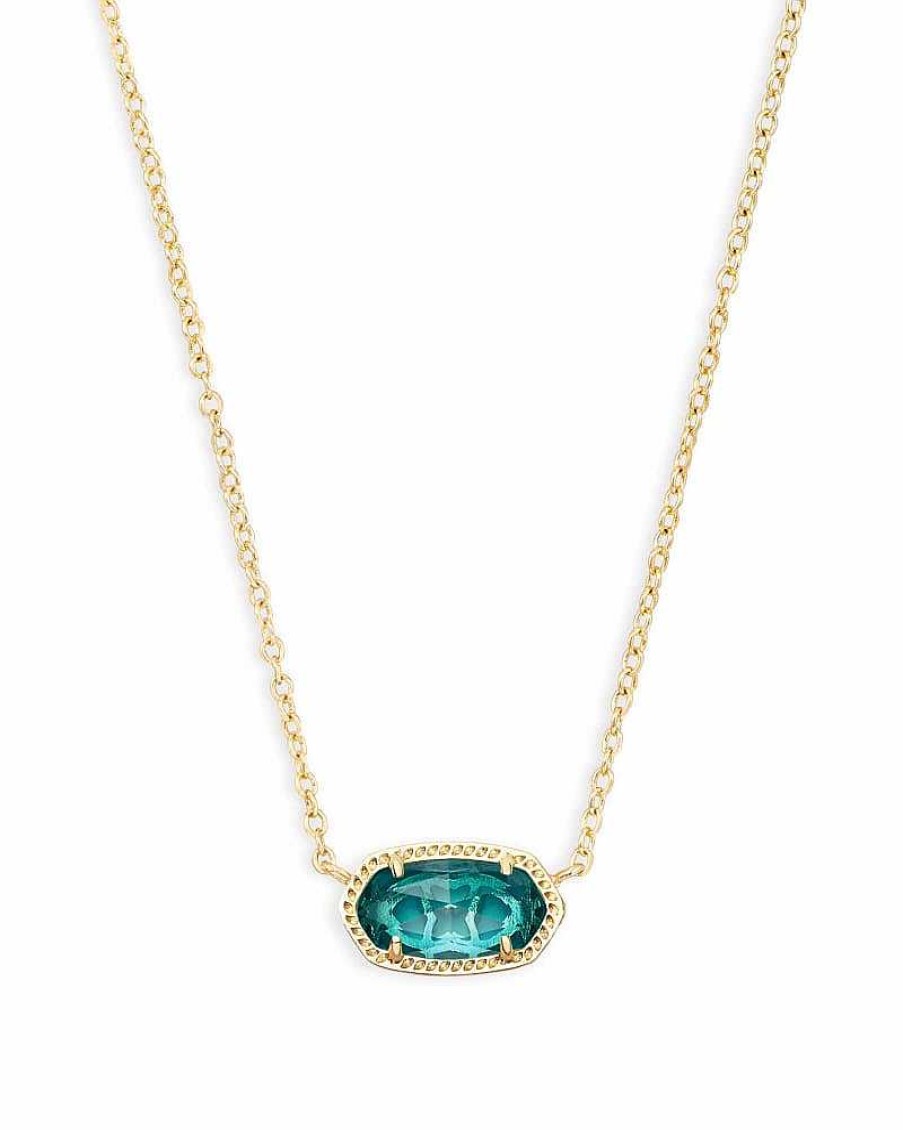 Jewelry Kendra Scott | Elisa Gold Necklace In London Blue