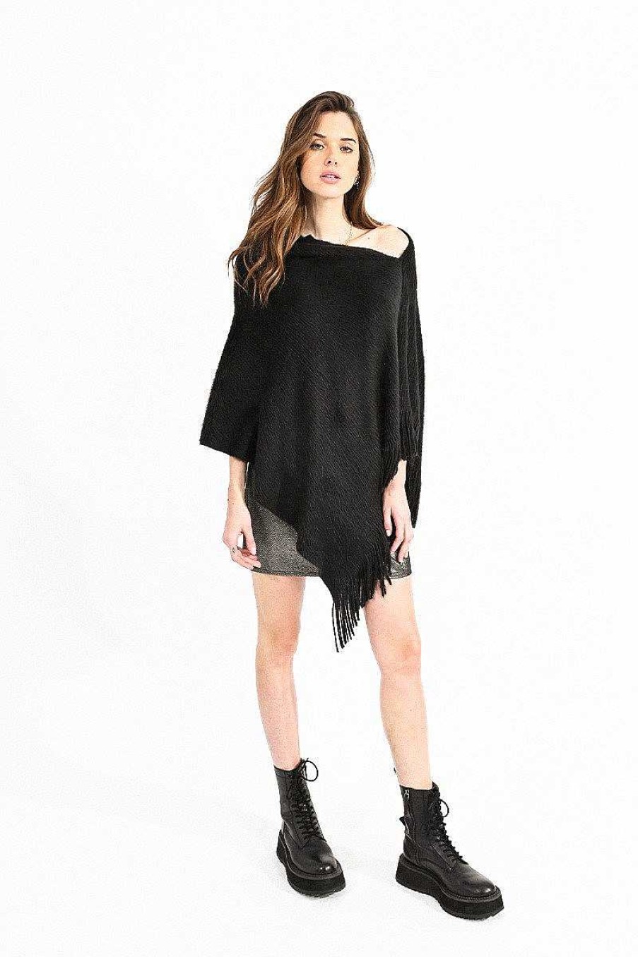 Apparel Molly Bracken | Fireside Fringe Poncho