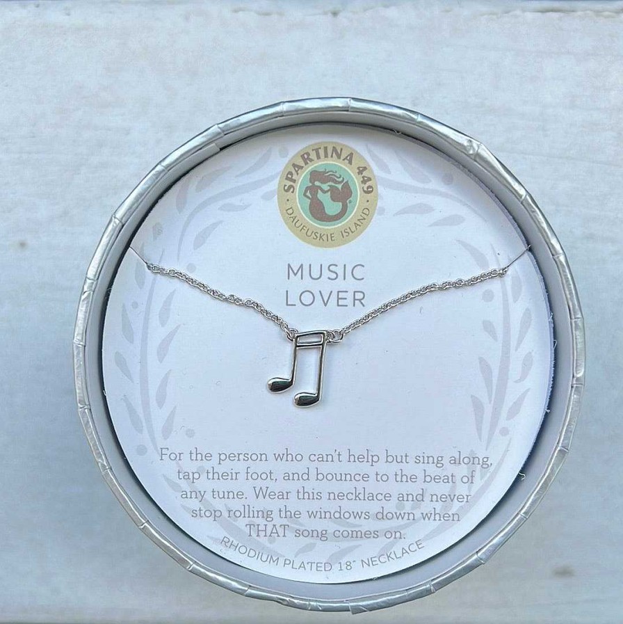 Jewelry Spartina 449 | Music Lover Note Necklace