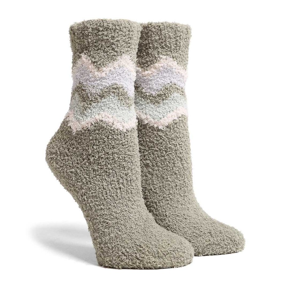 Accessories Fashion City | Cozy Zig Zag Stripe Socks