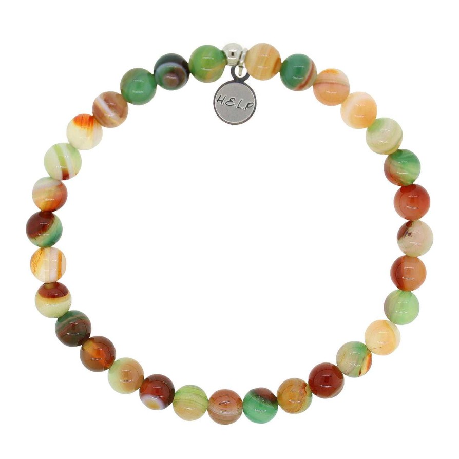 Jewelry T. Jazelle | Believe In Yourself Multi Agate Bracelet