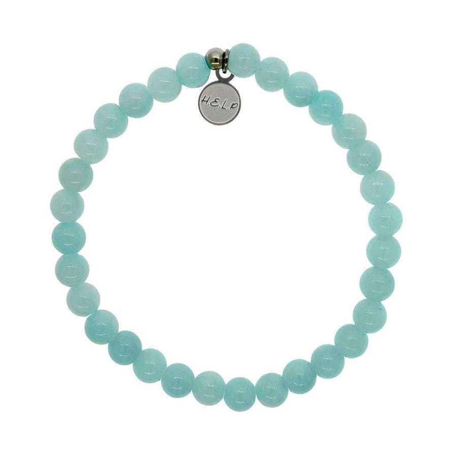 Jewelry T. Jazelle | Breathe Stacker With Baby Blue Quartz