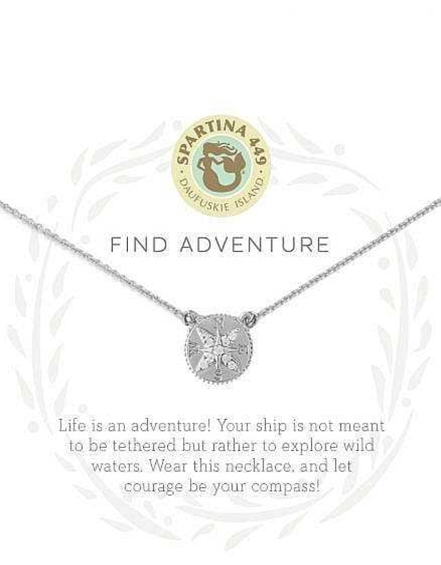 Jewelry Spartina 449 | Sea La Vie Adventure Compass Necklace