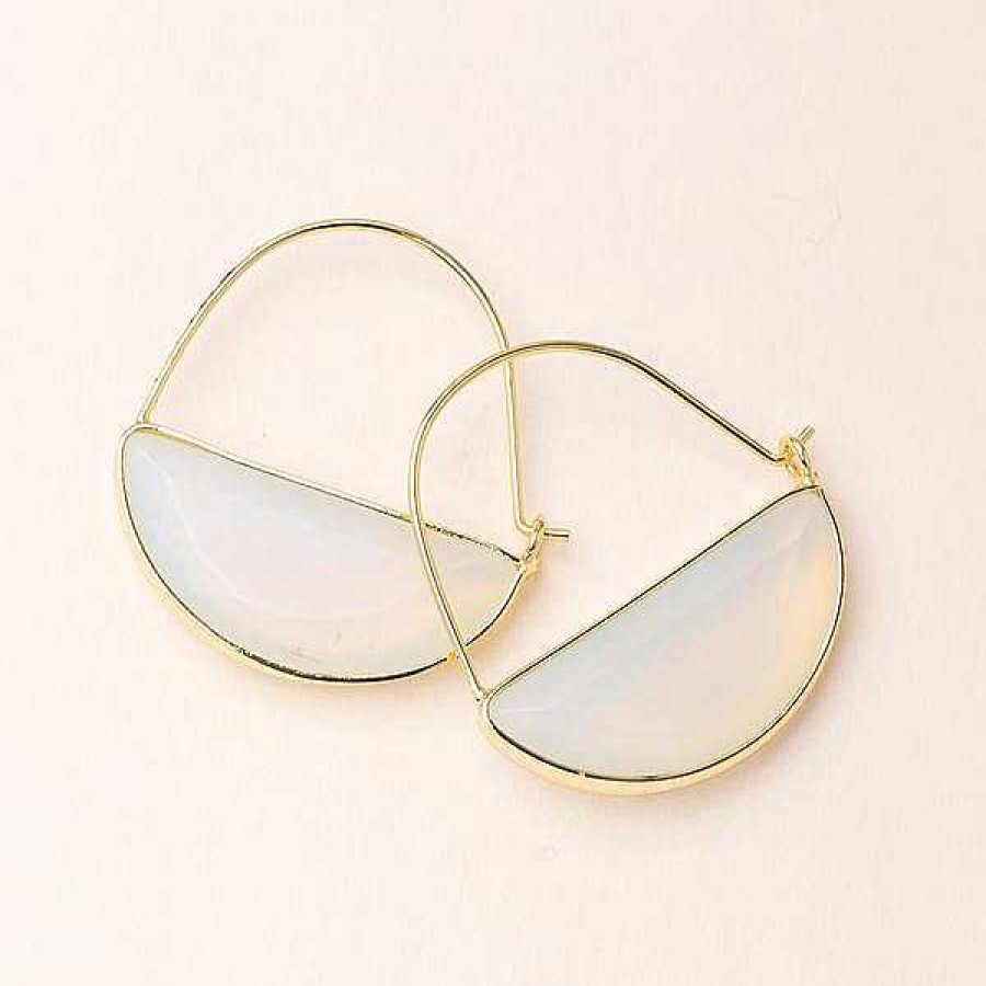 Jewelry Scout Curated Wears | Scout Curated Wears Stone Prism Hoop - Opalite