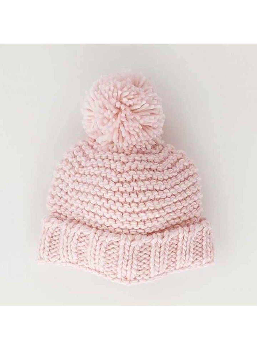 Home & Gifts Huggalugs | Baby Garter Stitch Beanie Hat