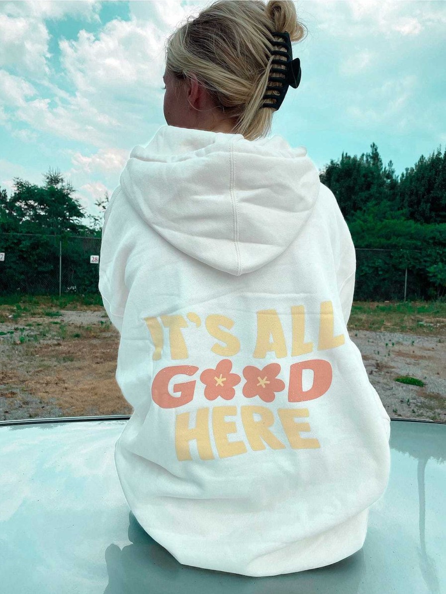 Apparel Sunkissed Coconut | It'S All Good Here Hoodie