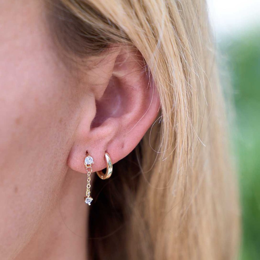 Jewelry Nikki Smith Designs | Crystal Teardrop Dangle Stud