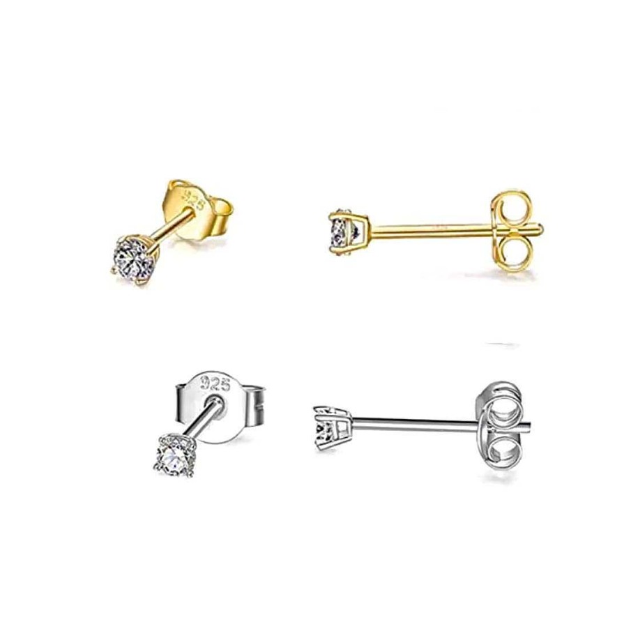 Jewelry Nikki Smith Designs | Crystal Micro Gem Studs