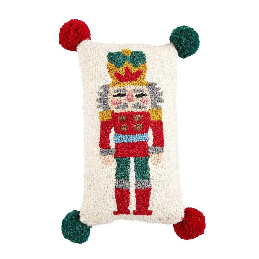 Home & Gifts Mudpie | Nutcracker Mini Hook Pillow