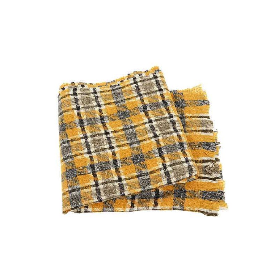 Accessories Joy Susan | Mod Plaid Scarf - Amber